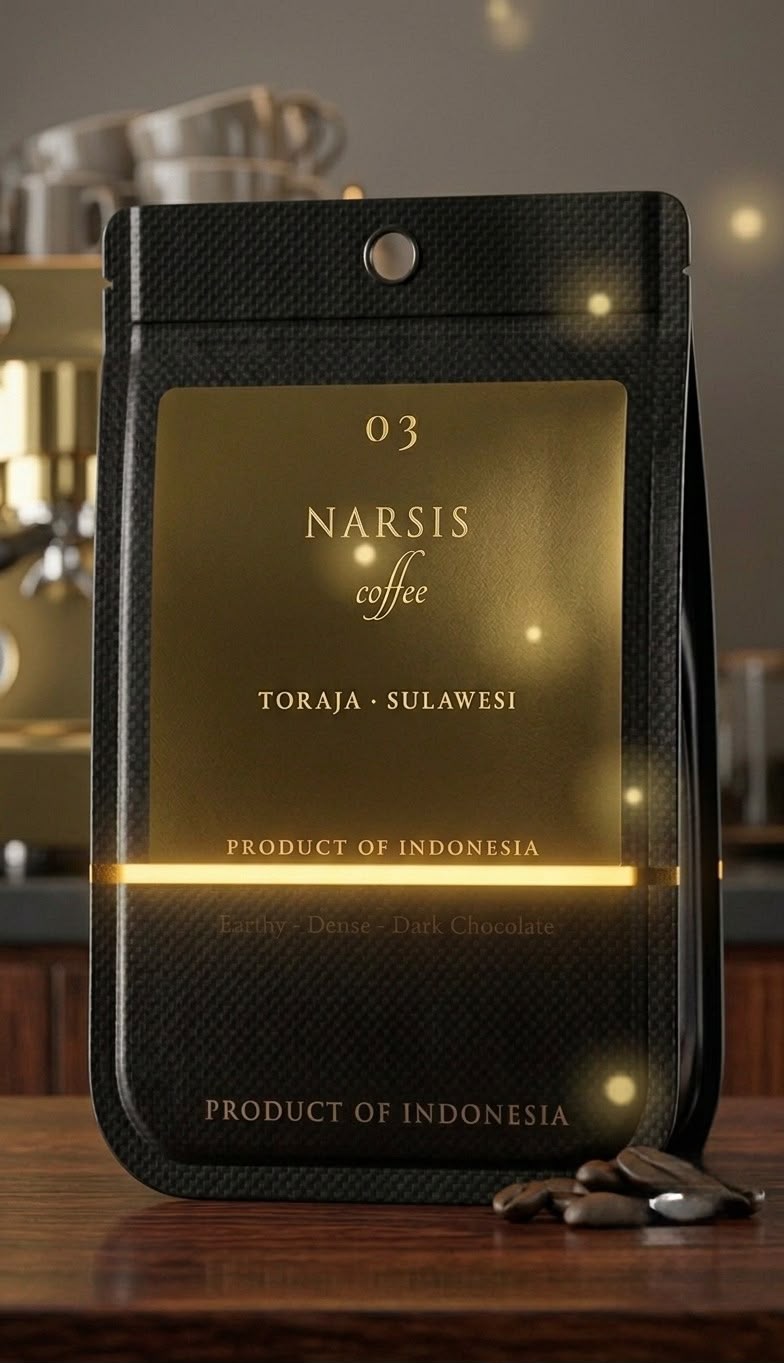 Narsis Coffee — Toraja, Sulawesi reserve bag