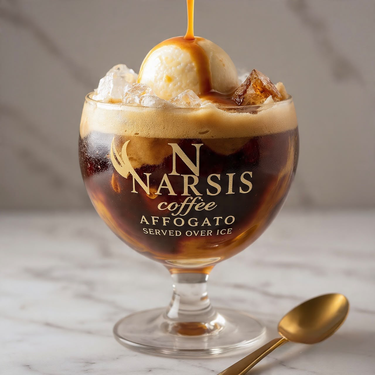 Narsis Coffee: Affogato Over Ice