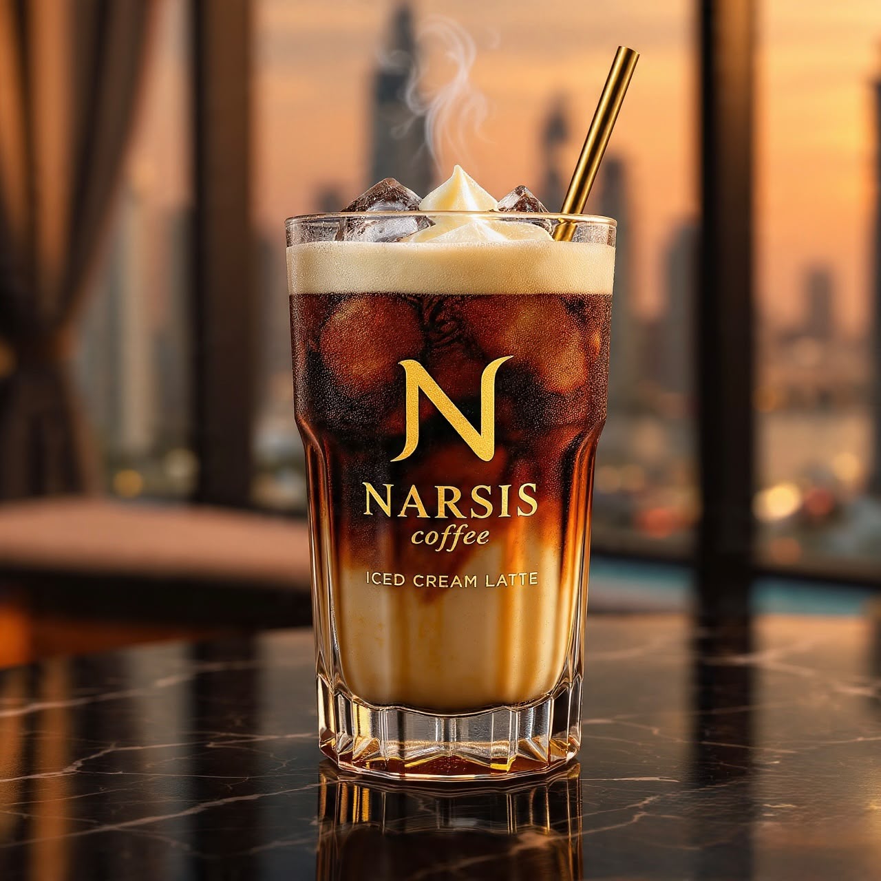 Narsis Coffee: Iced Cream Latte